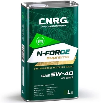 C.N.R.G. N-Force Supreme 5w40 SN/CF A3/B4 